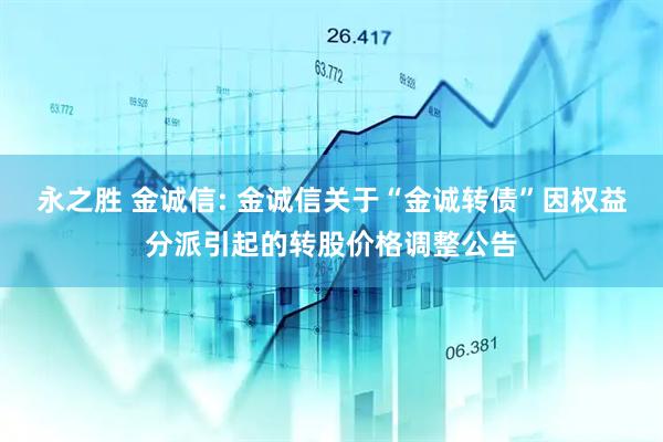 永之胜 金诚信: 金诚信关于“金诚转债”因权益分派引起的转股价格调整公告